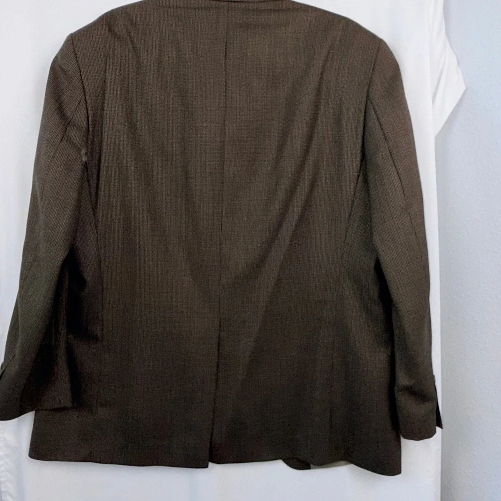 Lauren Ralph‎ Lauren Blazer 44R Brown Wool Excellent